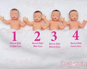 Miniature Silicone Custom Baby doll My Mini Baby awake babies OOAK