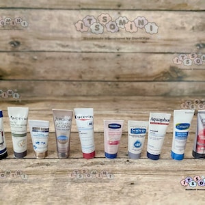 Miniature 1:6 Lotion, pretend play doll house minis, elf, diorama playscale doll beauty, doll accessories, miniature face wash