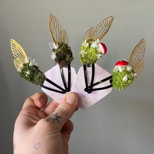 Fairy Wing Hair Clips image 1