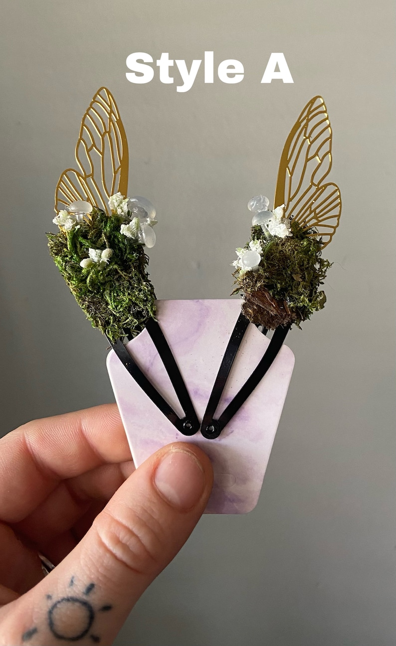 Fairy Wing Hair Clips image 2