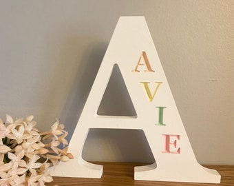 Freestanding Engraved Letter