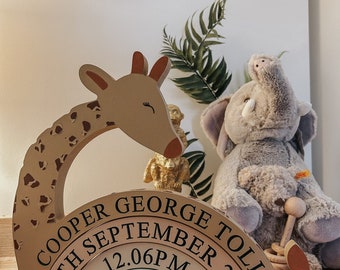 Engraved Stacking Giraffe