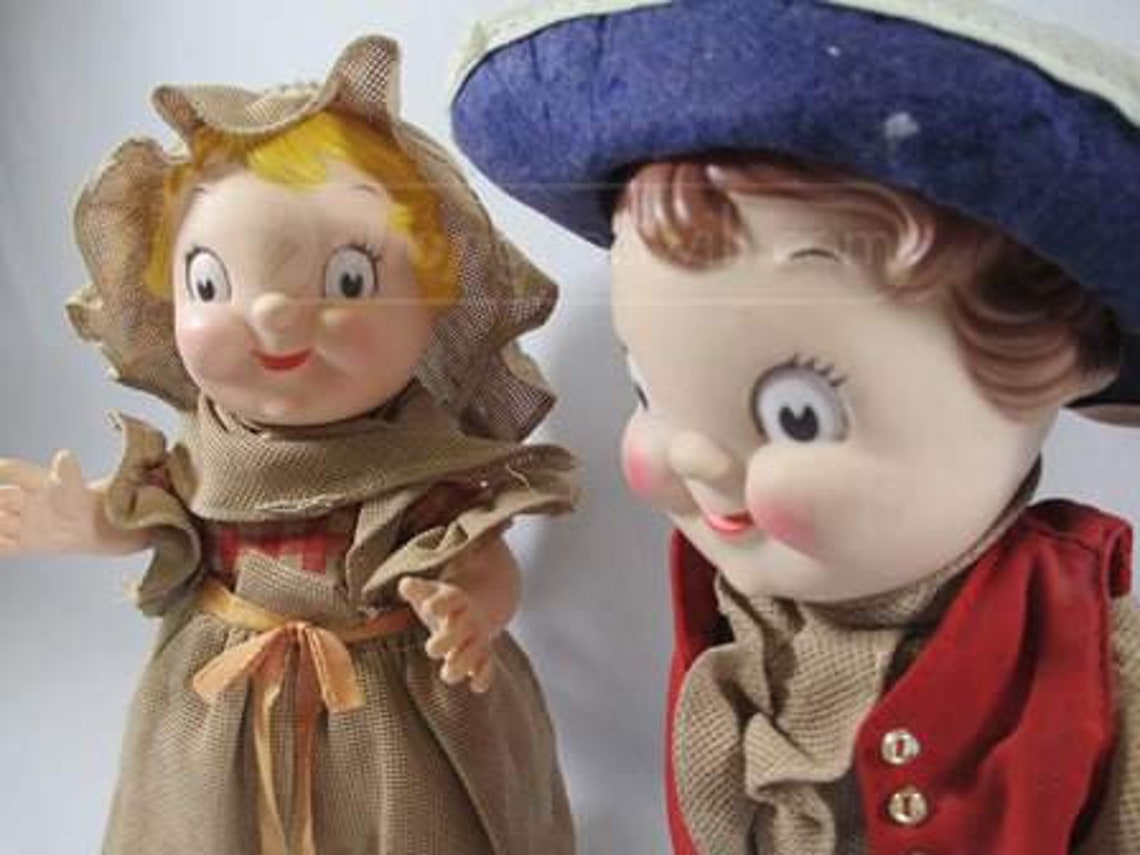 Vintage 1960s1970s Campbell's Soup dolls unknown maker Etsy