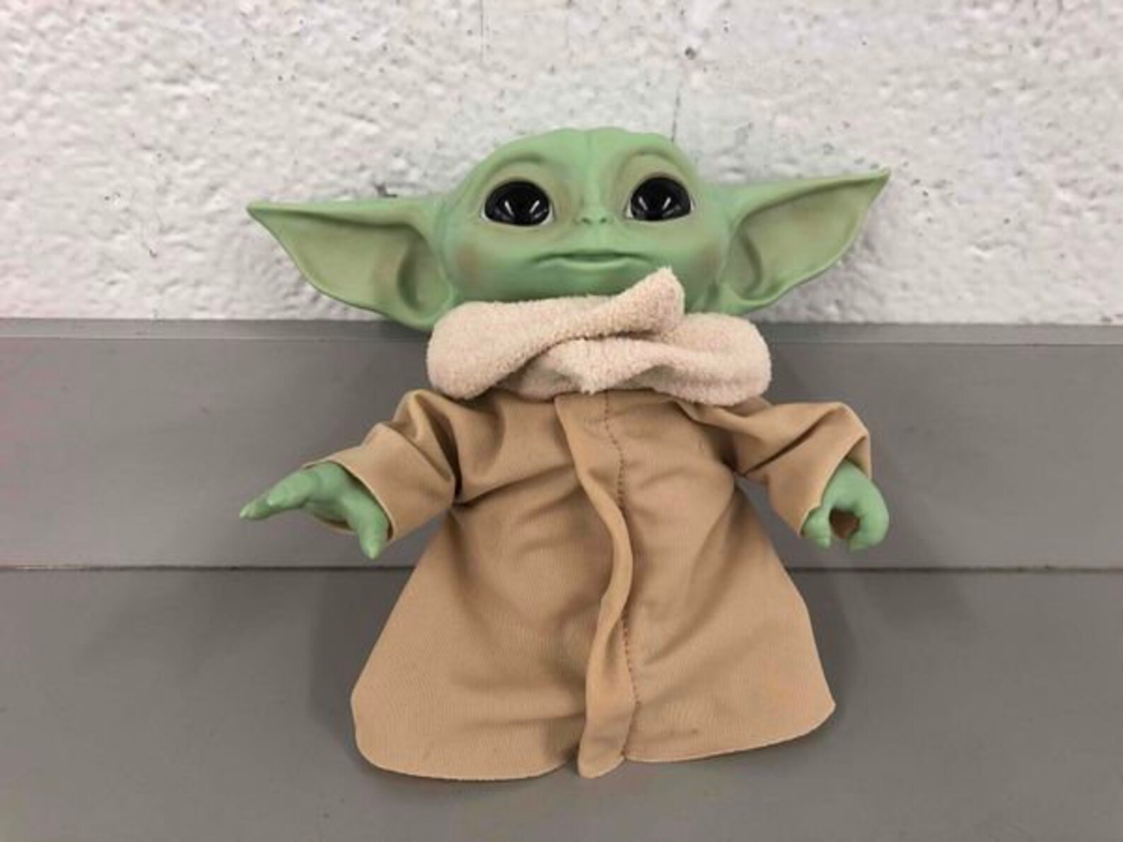 Star Wars Talking Baby Yoda from The Mandalorian Plush Toy Etsy
