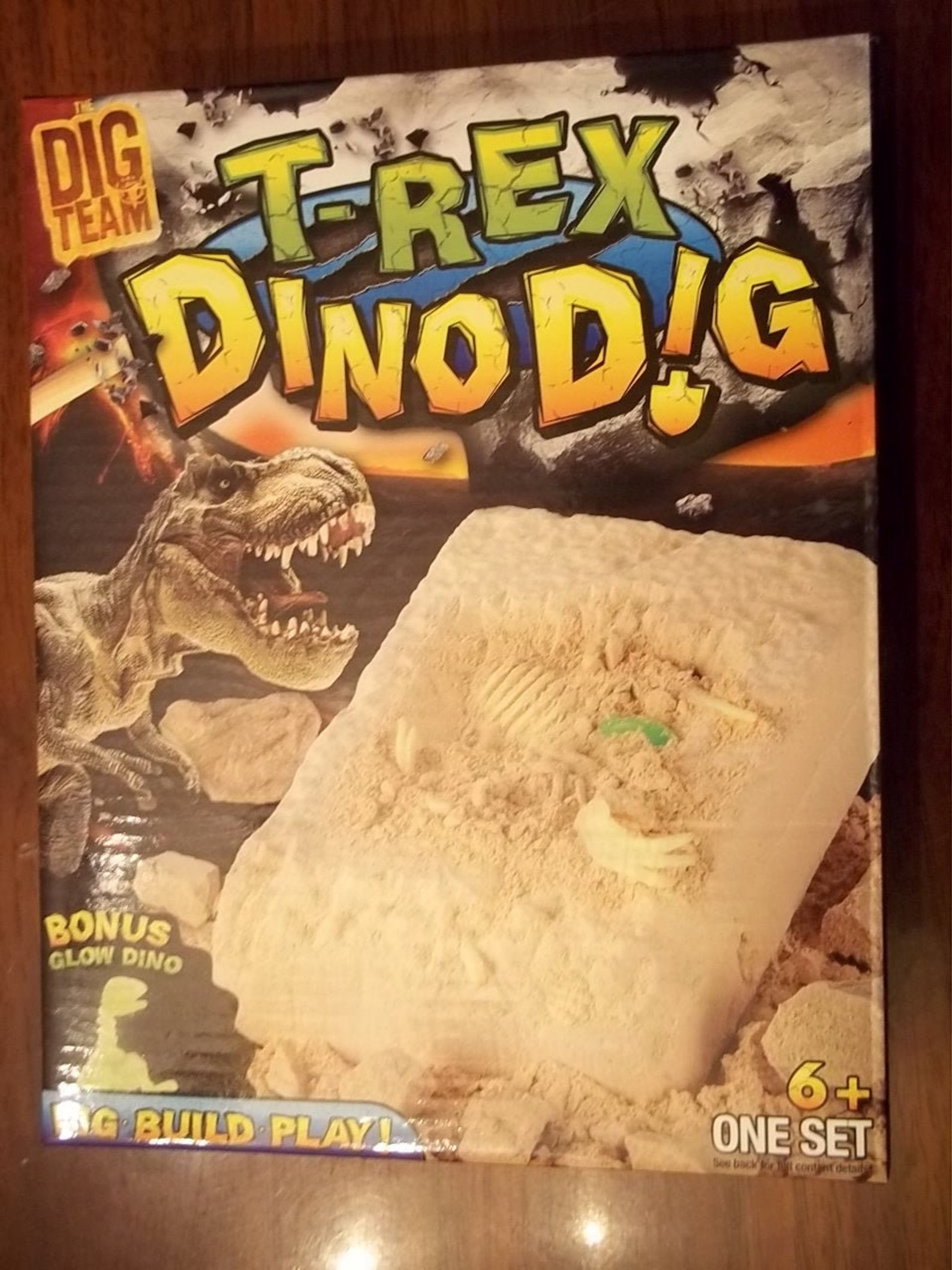 The Dig Team T-rex Dino Dig Kit With Bonus Glow Dino IOB | Etsy