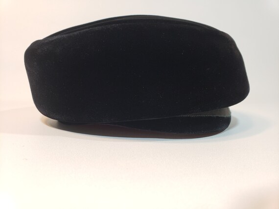 1950s Black Union Made Velour Hat - image 6