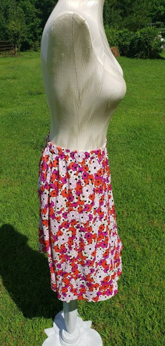 Vintage 60s Flower Power Convertible Tube Top or … - image 3