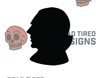 Dracula SVG, Halloween SVG, Dood vermoeide ontwerpen