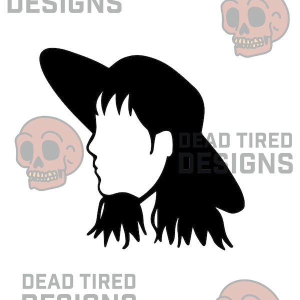 Lydia Deetz SVG, Beetlejuice SVG, Halloween SVG, Dead Tired Designs