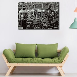 New York City Brooklyn Bridge Park Janes Carousel 1 panel wall art