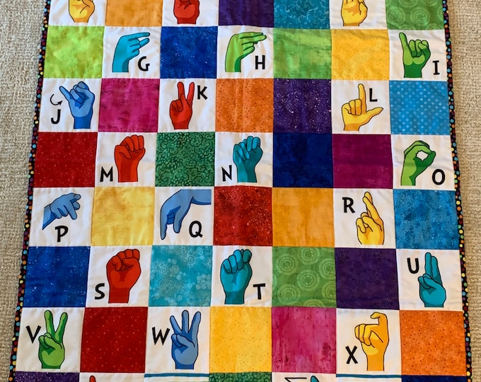 Sign Language Alphabet Panel Etsy