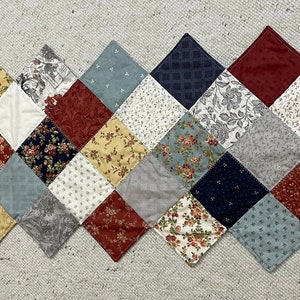 Memoirs runner - rose backing