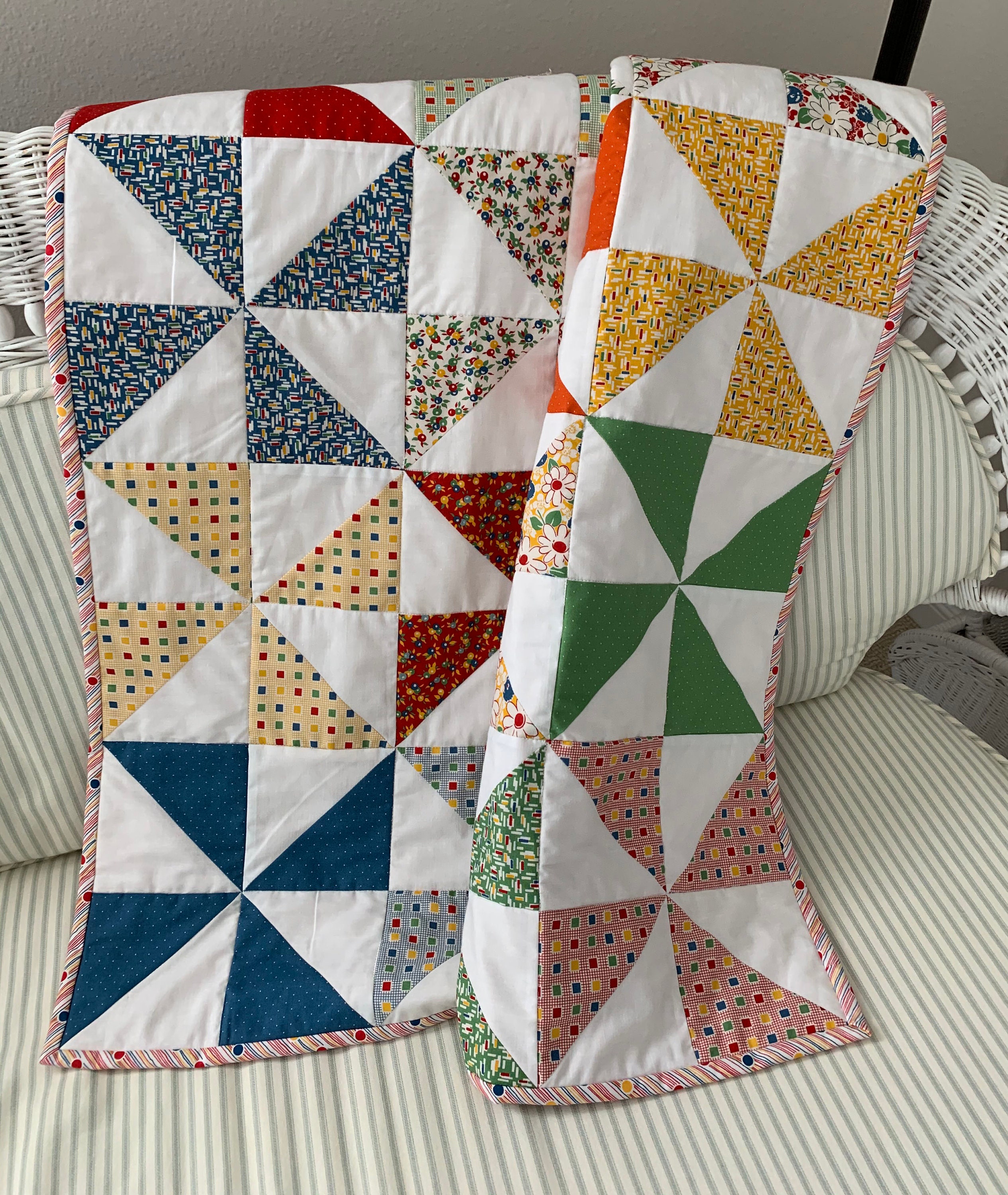 Windmill Quilt Etsy