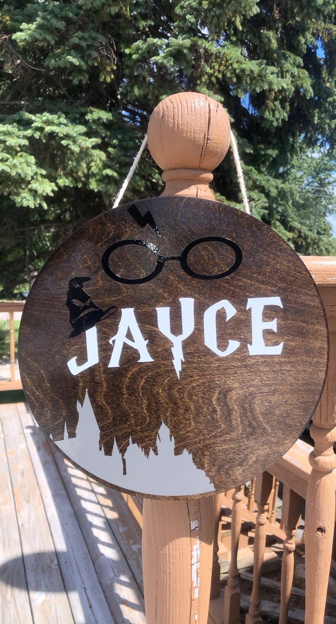 Harry Potter Name Sign Etsy