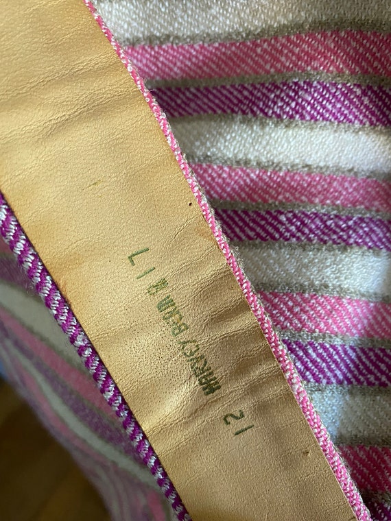 Vintage 1960s Harvey Berin Pink & Purple Striped … - image 6