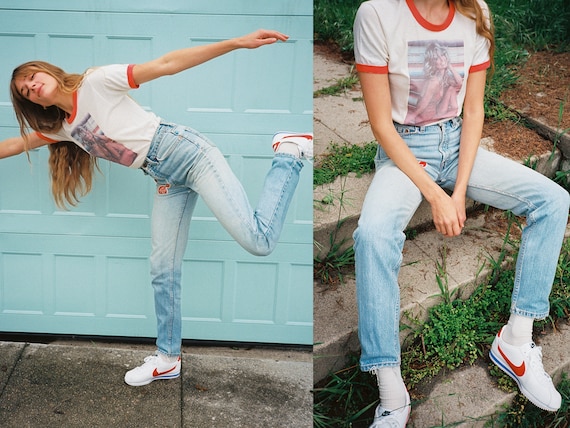 Vintage 1980s Levi's Patch High Waisted 512 Jeans