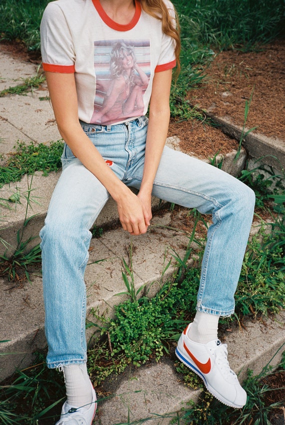 Vintage 1980s Levi's Patch High Waisted 512 Jeans - image 6