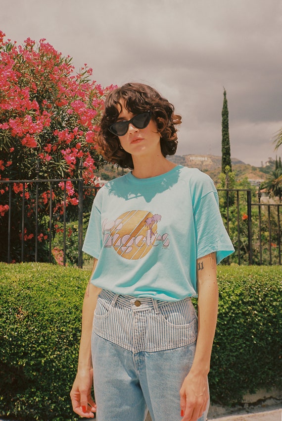 Vintage 1985 80s Los Angeles Memphis Style Retro N