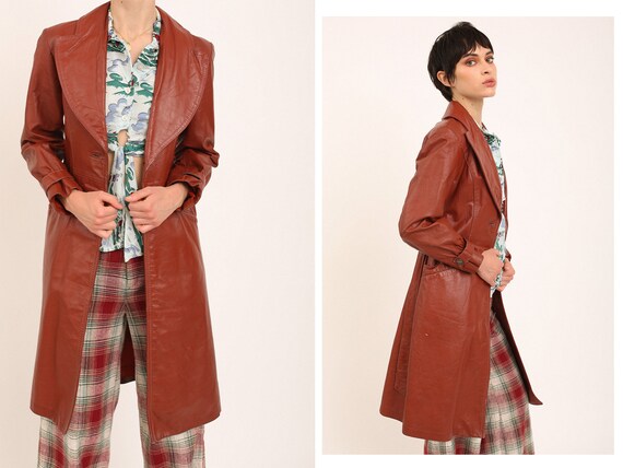 Vintage 70s leather trench - Gem Vintage 70s leather trench - Gem
