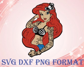 Download Tattooed ariel | Etsy
