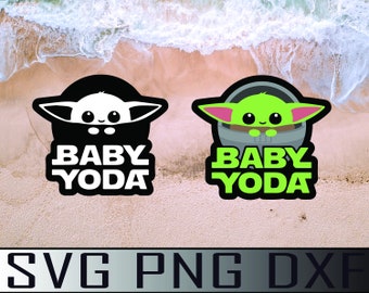 Download Baby Yoda Svg Etsy PSD Mockup Templates