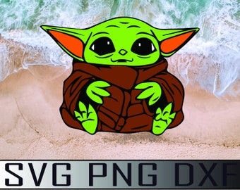 Download Baby Yoda Svg Etsy 3D SVG Files Ideas | SVG, Paper Crafts, SVG File