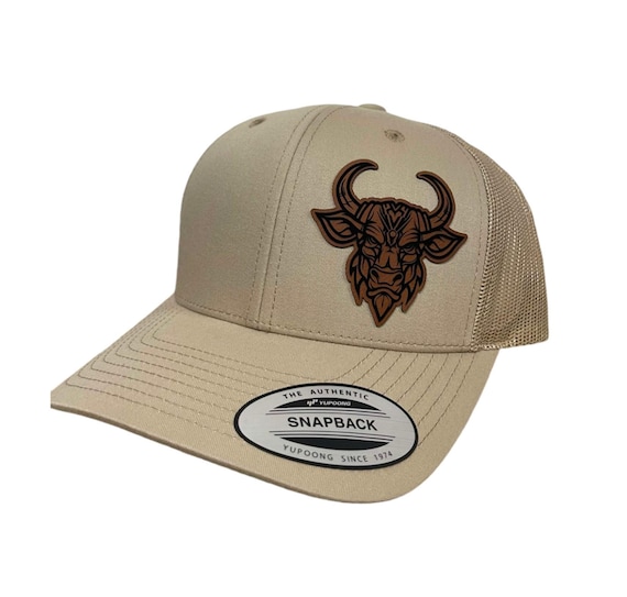 The Monsters Tan Hat with Patch Primary Icon Tan Flex Hat | Center Ice, the official  main image 4