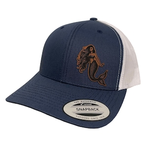 The Cursed Women of Siren's Cove Trucker Hat | Genuine Leatherette Patch Hat | Snapback