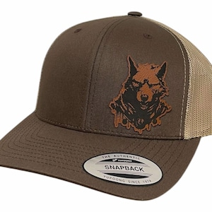 Packlord Gnoll Truckerkeps | Keps med äkta konstläderlappar | Snapback