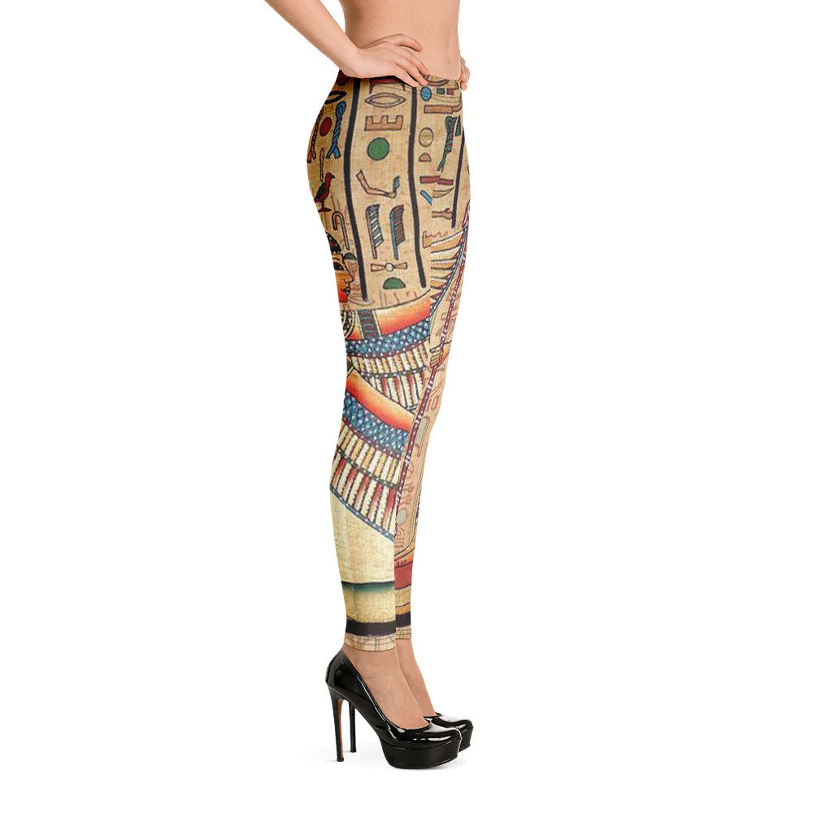 Ancient Egypt Egyptian Revival Yoga Leggings Yoga Pants Women Etsy