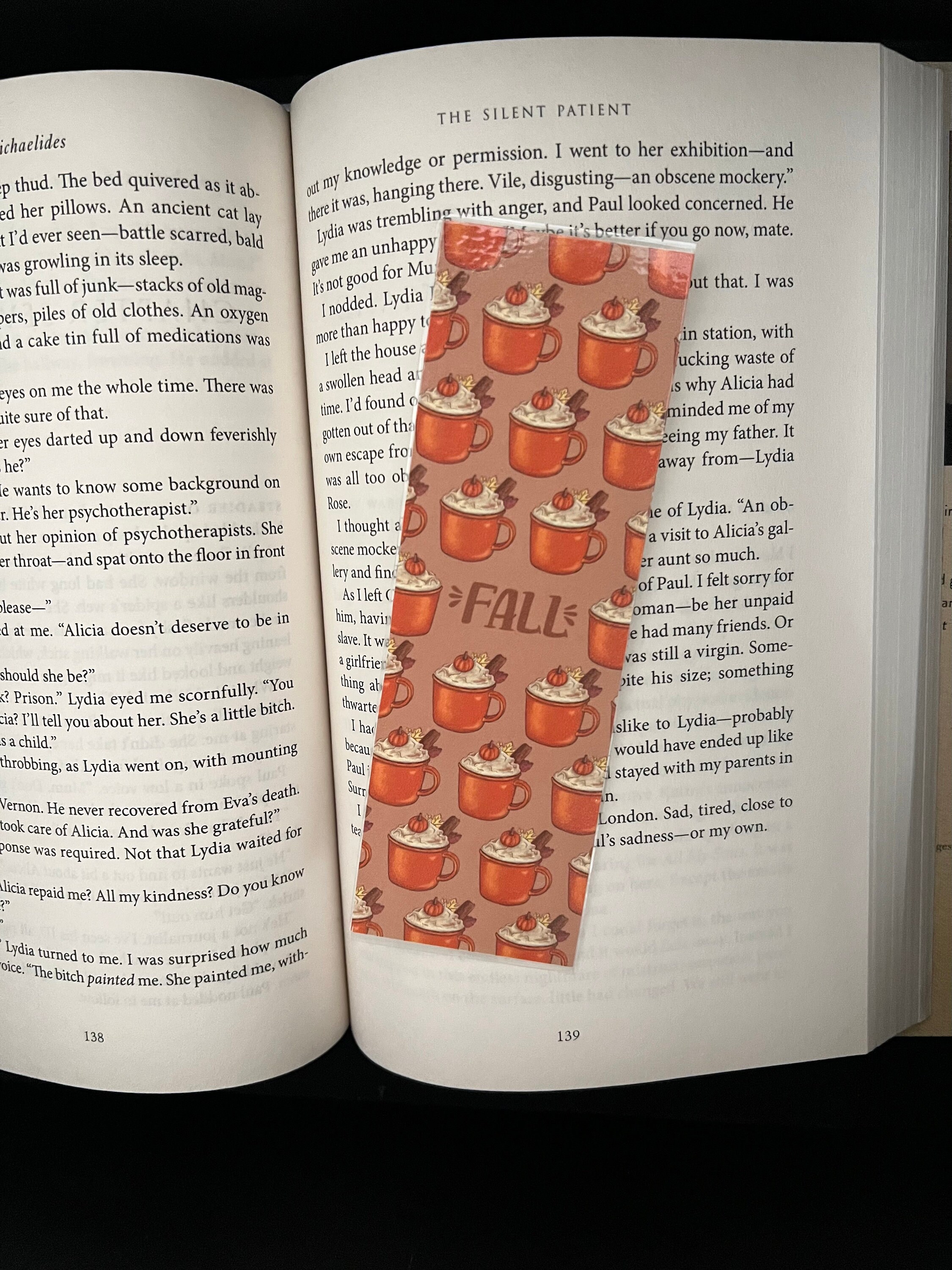 Fall Bookmarks Autumn Bookmarks Latte Bookmarks November Etsy