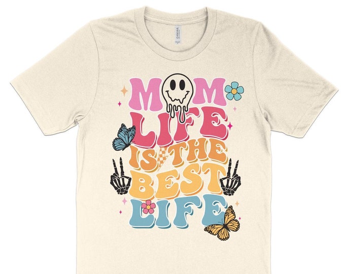Mama Retro Smiley shirt, Trendy Groovy Shirt, Gift For Mom, ,Retro Smiley Shirt,  Gift For Her, Mother'S Day Shirt, Cute Mom Shirt
