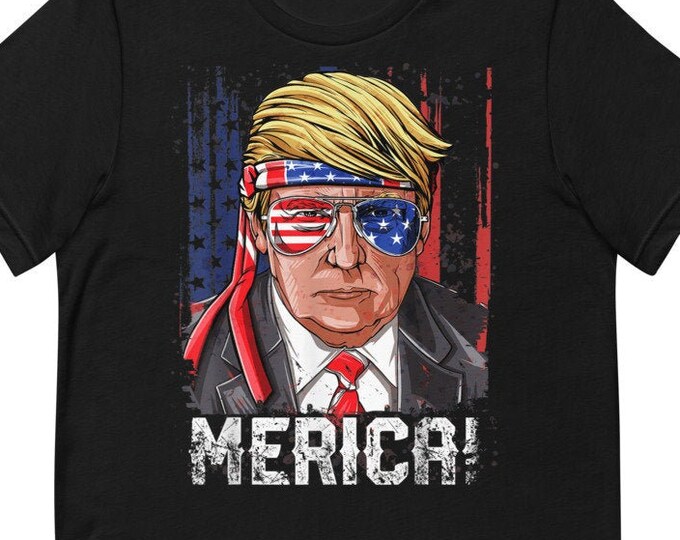 Trump July 4th Shirt, Patriotic Trump Shirt, Trump 2024 Short-Sleeve Unisex T-Shirt, Funny Trump Shirt, Father’s Day Gift