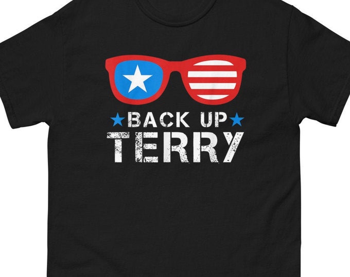 Back Up Terry July 4th Men's heavyweight tee, Funny 4th of July Shirt