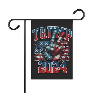 Patriotic Trump 2024 Garden & House Banner, Trump Garden and House Flag, Trump 2024 Fan Gift
