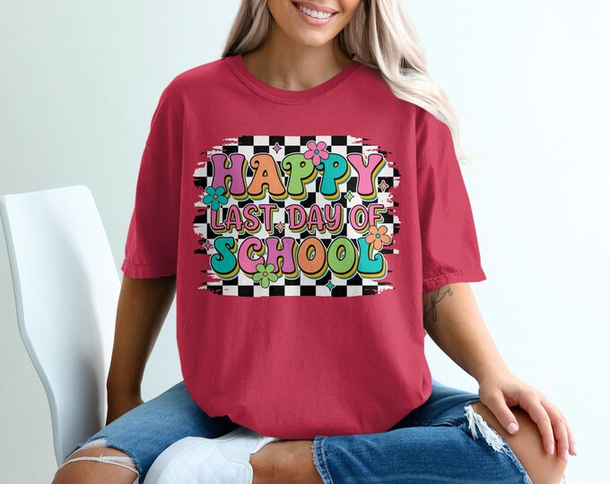 Happy Last Day of School T-Shirt, End of School Year Shirt, Teacher Summer Vacation Tee, Funny Goodbye School Graphic Shirt