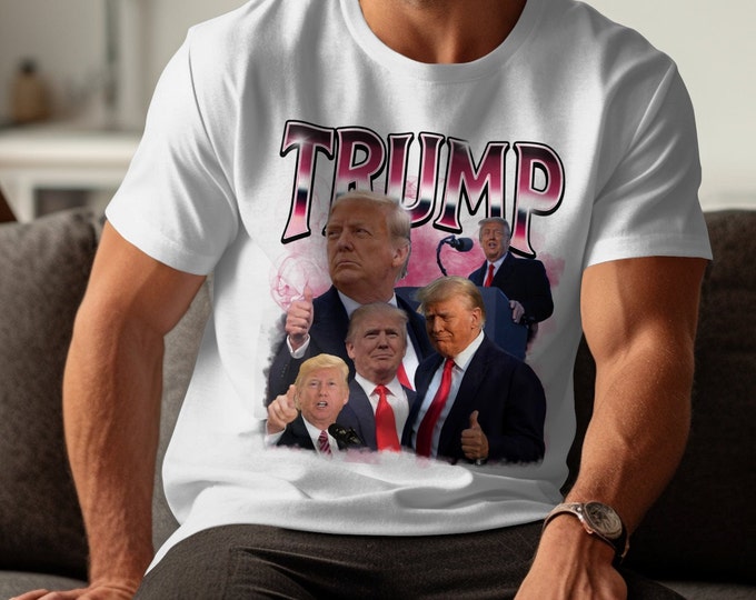 Trump President T-Shirt, Unique Political Graphic Tee, Trending Graphic T-Shirt, Patriotic USA Shirt, Election Campaign Shirt