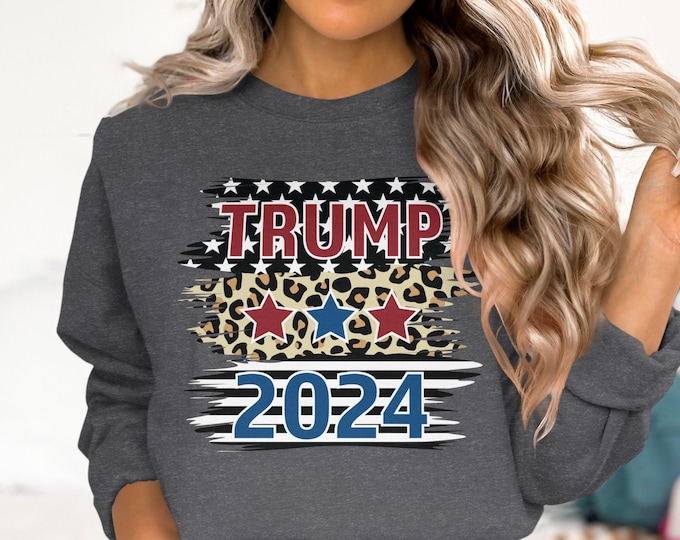 Trump 2024 T-Shirt Trump Supporter Tee Patriotic Shirt Trump Rally Merch Republican Gift Maga Apparel Election Tee Trump Fan Shirt