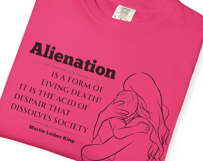 Parental Alienation Awareness Comfort Colors Tee - Unisex T-shirt, Garment-Dyed Shirt, Support Group Apparel, Family Rights Gift, Mental