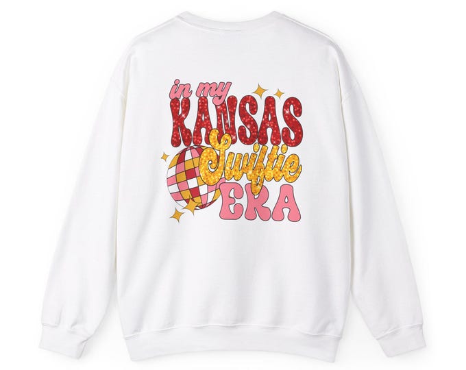 Unisex Sweatshirt - Swiftie Bowl - In My Chiefs Era Apparel - Game Day Spirit Wear, Unisex Heavy Blend™ Crewneck Sweatshirt