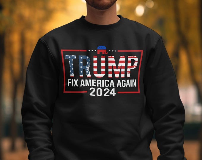 Trump 2024 Fix America Again T Shirt for Rally Republican Supporter Trump Fan Apparel Election Day Tee Maga Shirt Gift