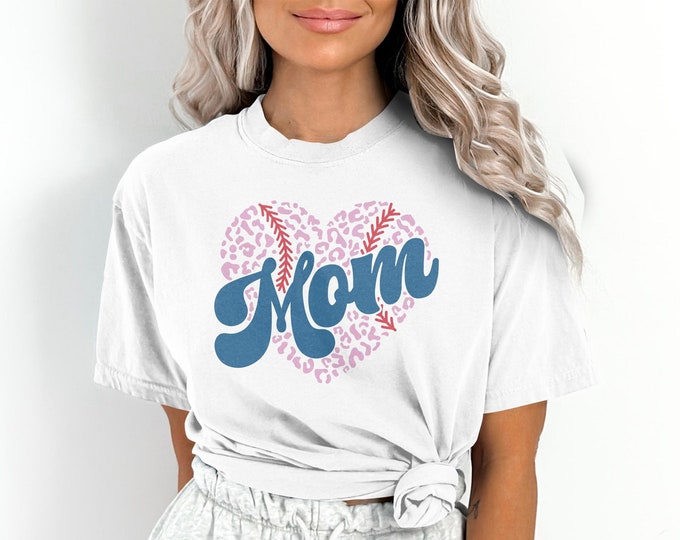 Baseball Mama Hey Batter Batter Comfort Colors Shirt | Soft ee for Sports Moms