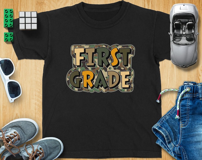 Third Grade T-Shirt, Camo Comfort Colors Shirt, Back To School Shirts, Third Grade Camouflage Shirt, Teachers Gift T-Shirt