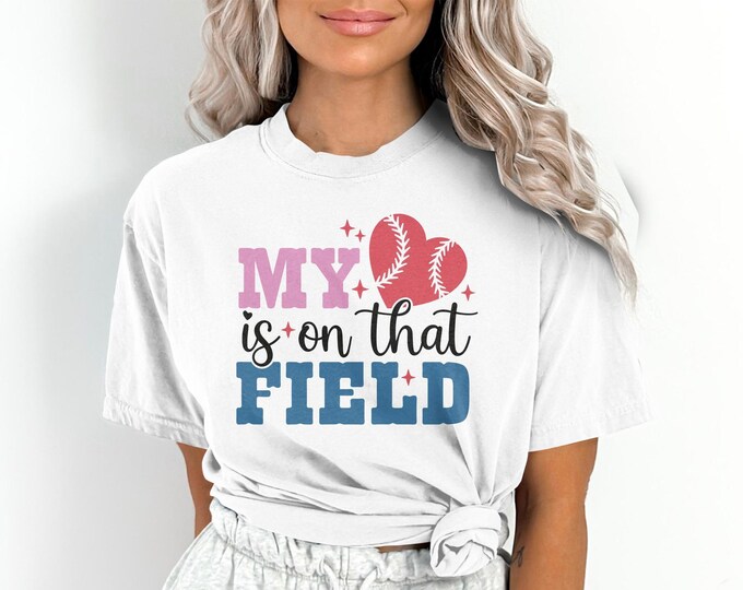 Baseball Mama Hey Batter Batter Comfort Colors Shirt | Soft ee for Sports Moms