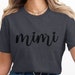 Mimi Heart Script Font T-shirt, Funny Mimi Shirt, Cute Mimi Tee, Mimi ...