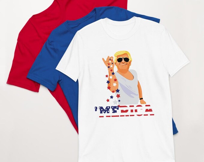 Trump Patriotic shirt, July 4th Shirt, Short-Sleeve Unisex T-Shirt