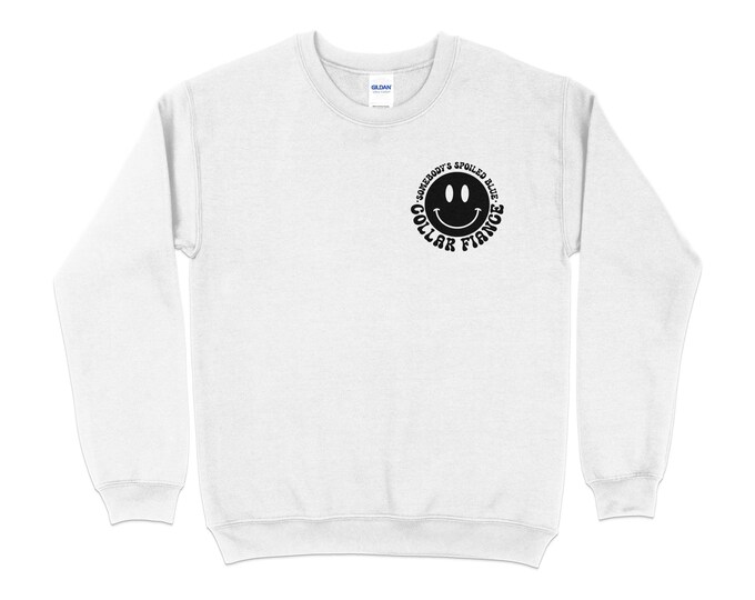 Blue Collar Fiancé Sweatshirt, Perfect for Engagements