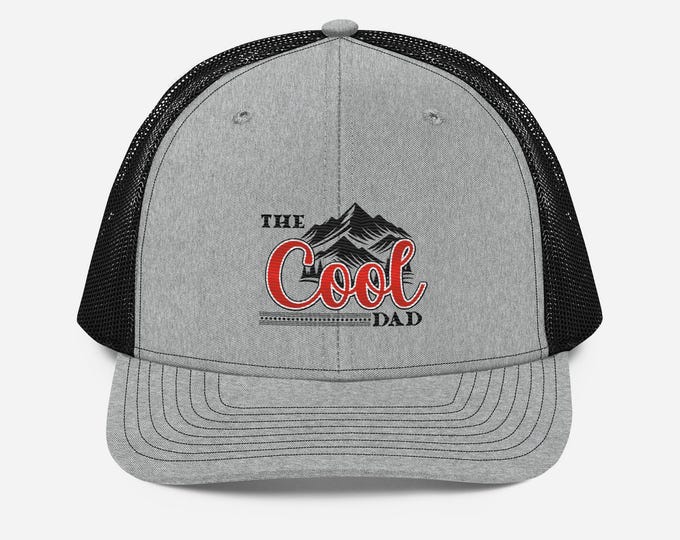 The Cool Dad Trucker Cap Dad Richardson 112 Embroidered Dad Hat