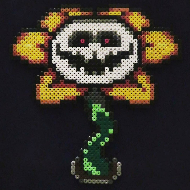 Flowey Undertale Perler Beads