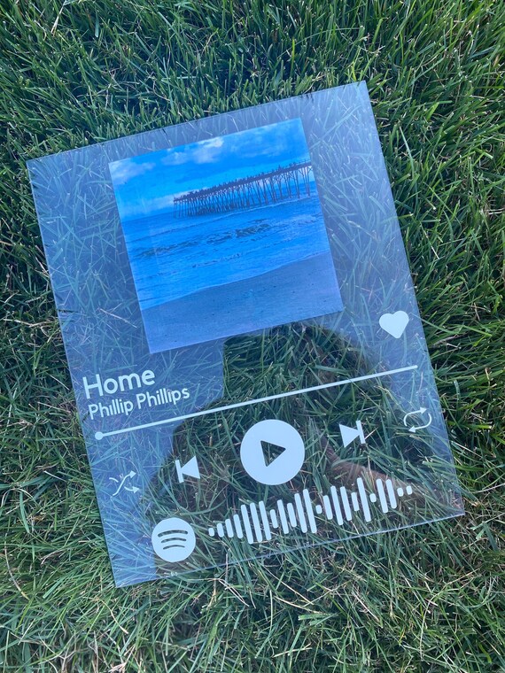 Spotify Glass Art 8x10 Art & Collectibles Glass Art